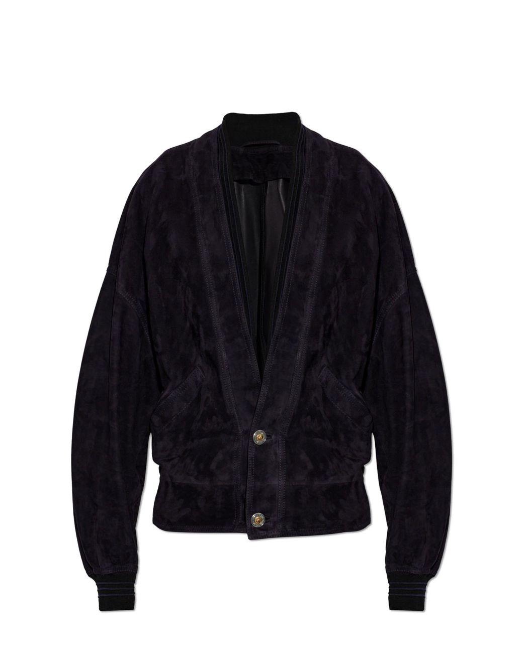 Versace Blue Suede Jacket for men