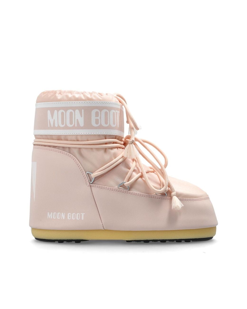 Moon Boot Pink Snow Boots 'Mb Icon Low Nylon'