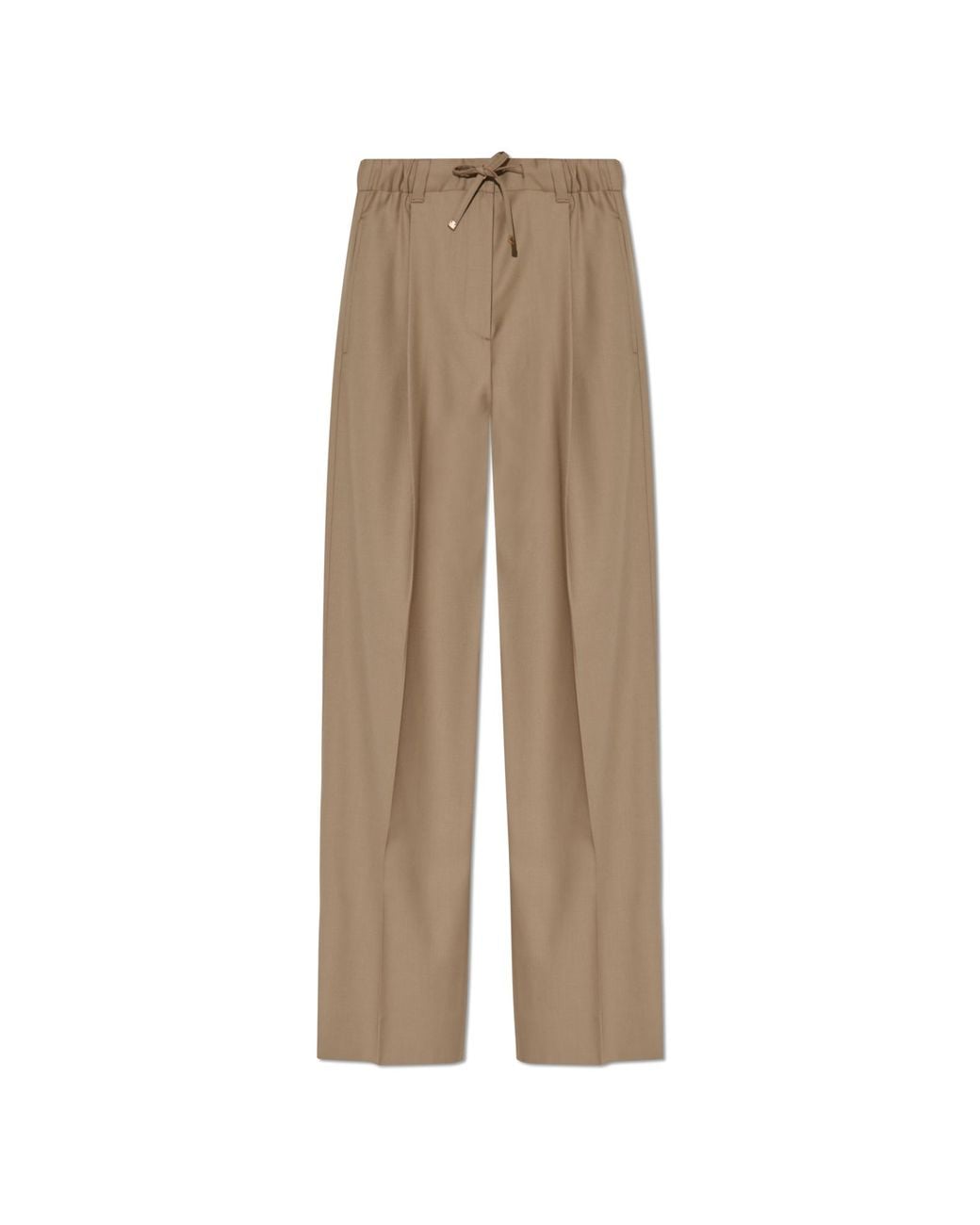 Moncler Natural Creased Trousers