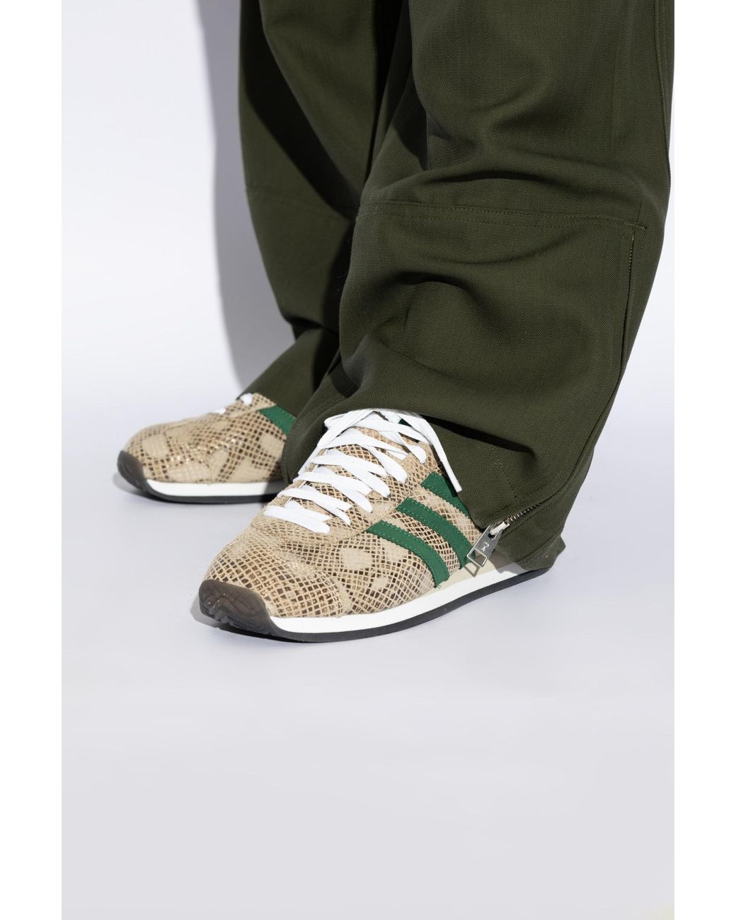 adidas Originals Sports Shoes Country Japan in Green for Men
