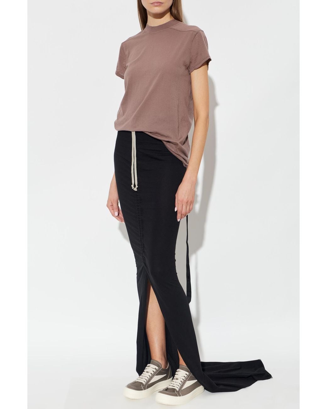 Rick Owens Pink Crew Neck T-Shirt