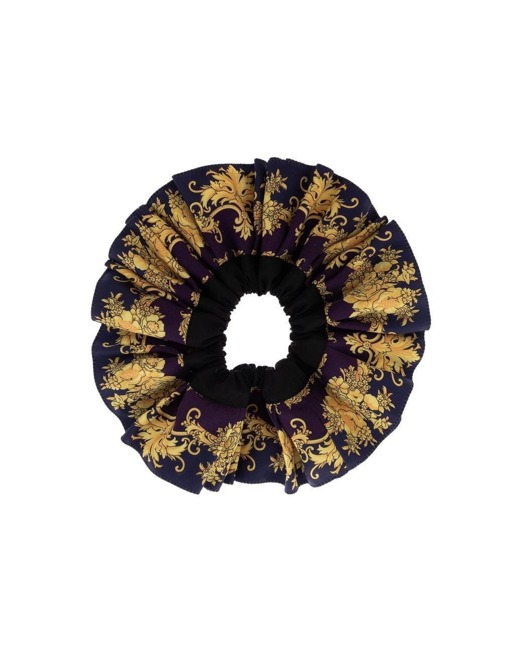 Versace Black Hair Scrunchie