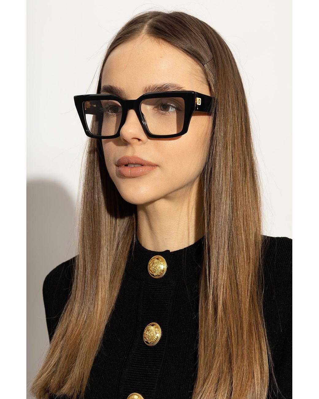 Balmain Black Prescription Glasses 'Formee'