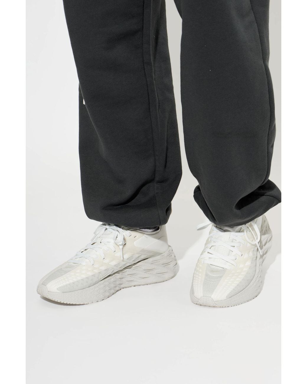 Nike White 'Ava Edge' Sports Shoes for men