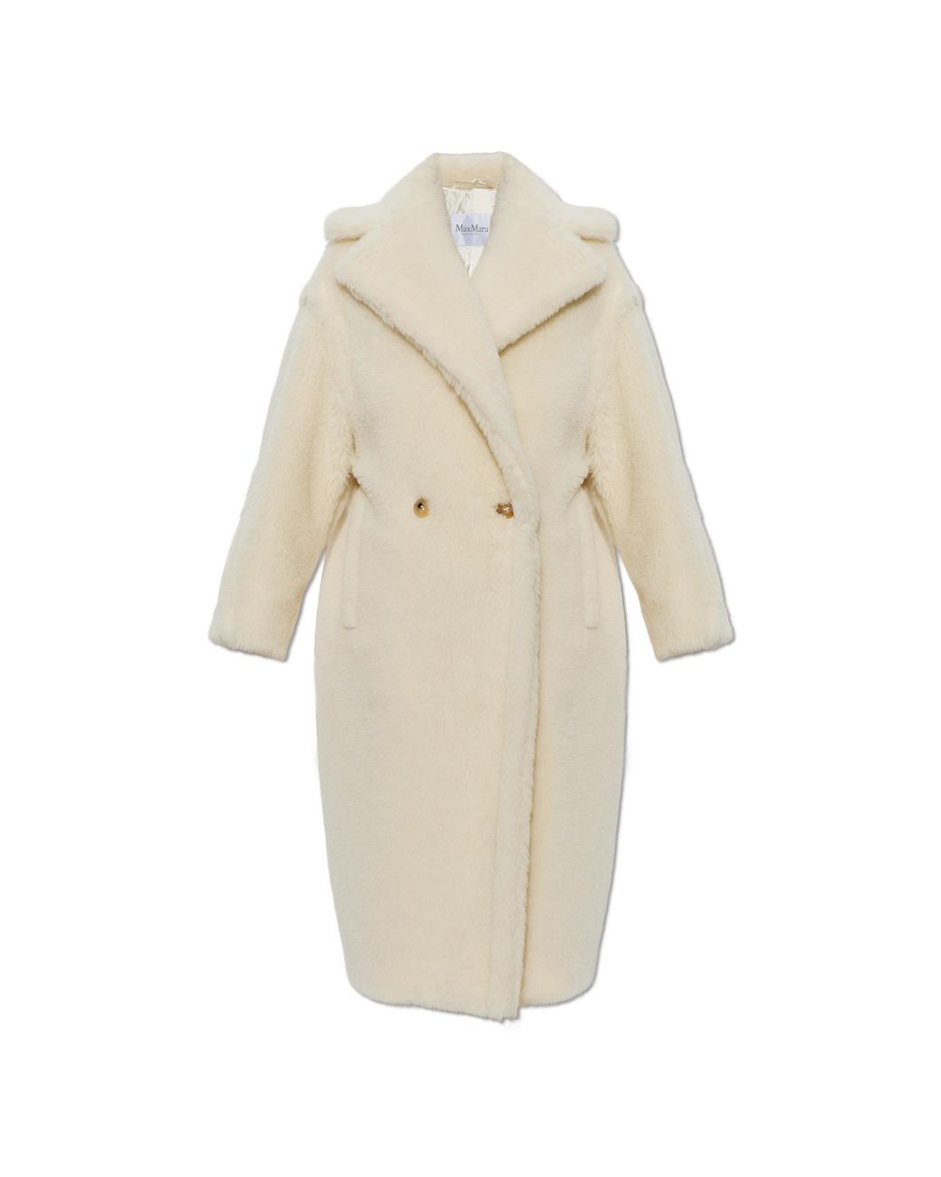Max Mara White Fur Coat "Tedgirl"