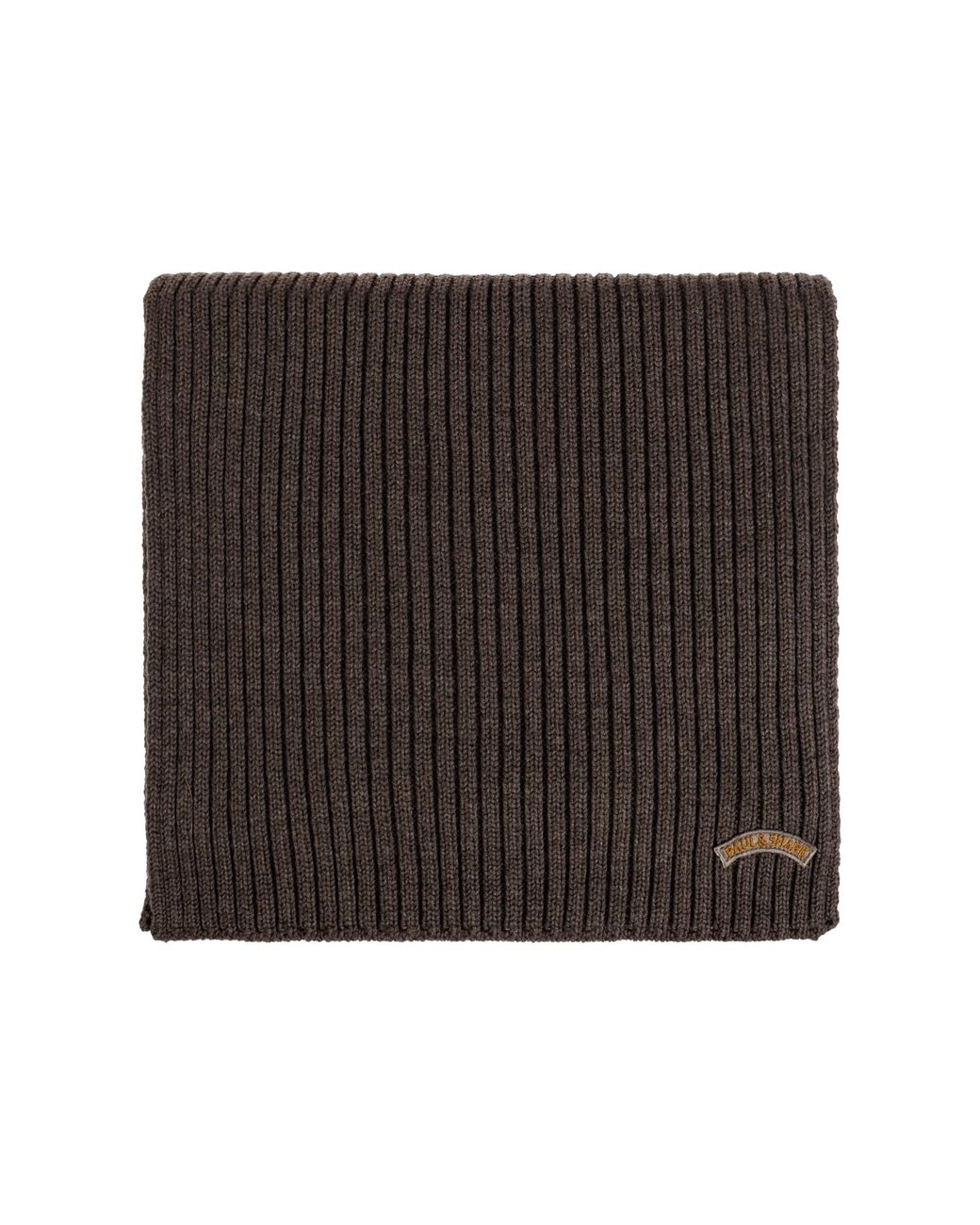 Paul & Shark Black Wool Scarf for men
