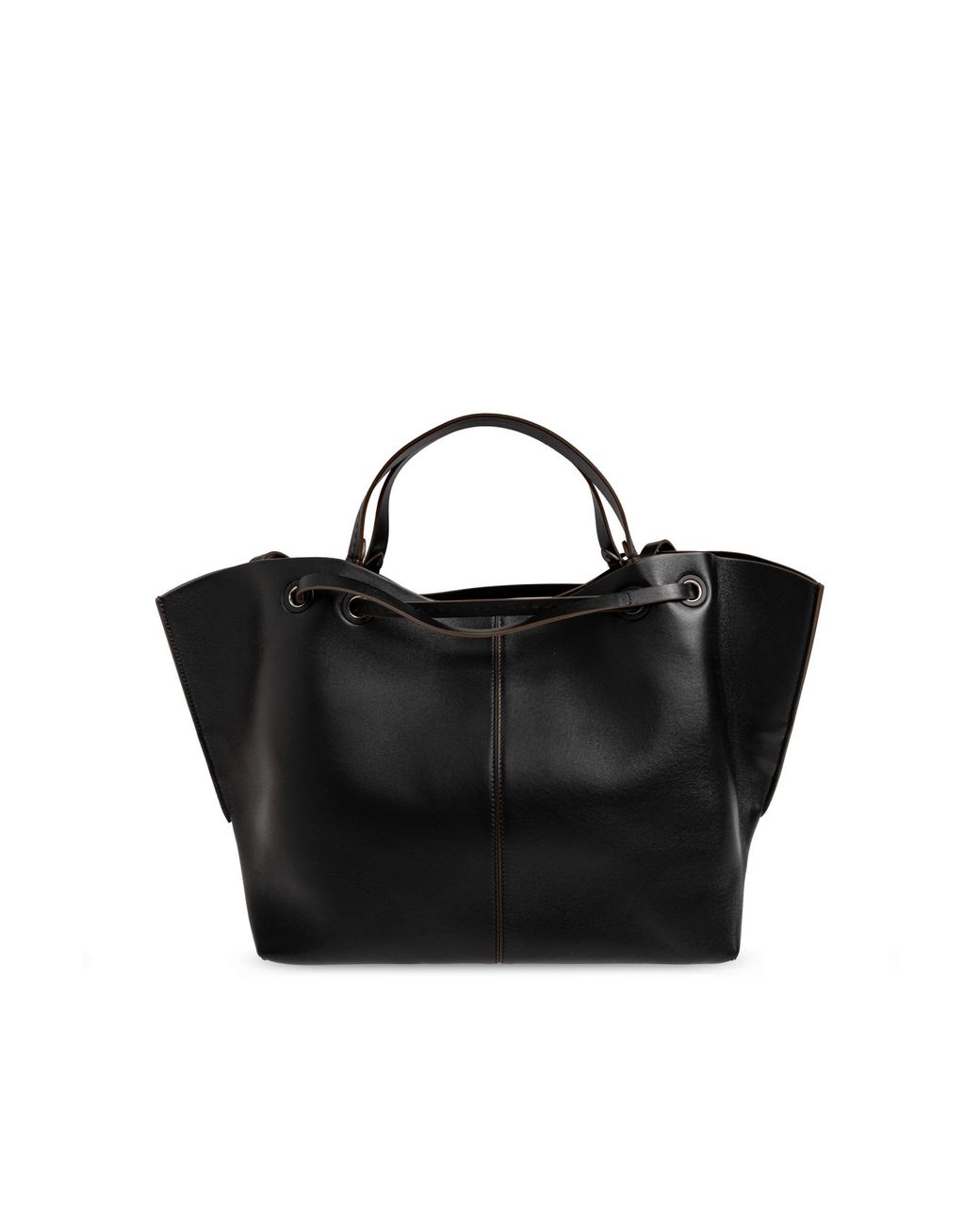 Max Mara Black Shopper Bag 'Mixed Doubles'