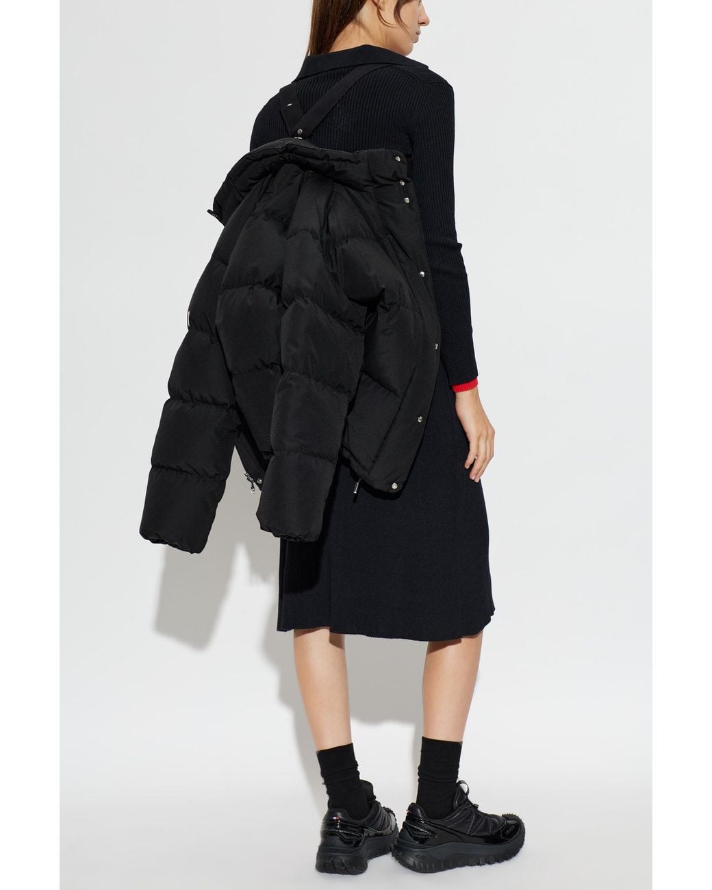Moncler Black 'Verone' Down Jacket