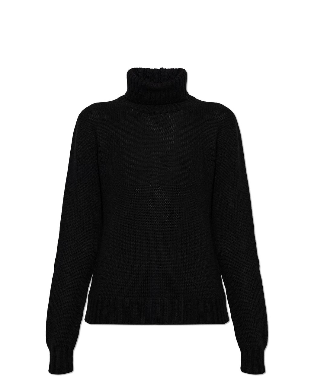 Fabiana Filippi Black Cashmere Turtleneck Sweater