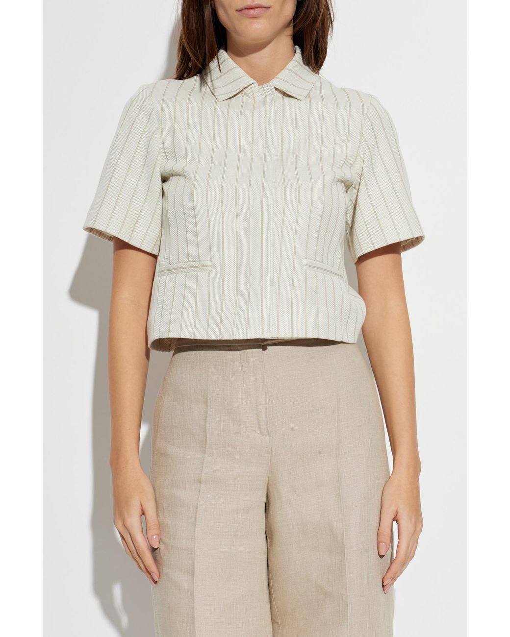 Max Mara White Shirt "Angio"