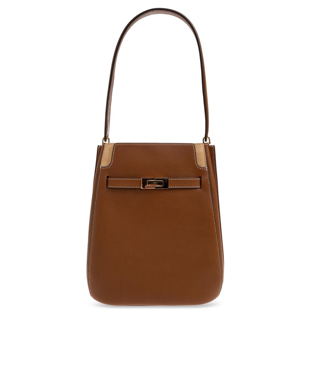 Tory Burch Brown Leather Bag "Lee"