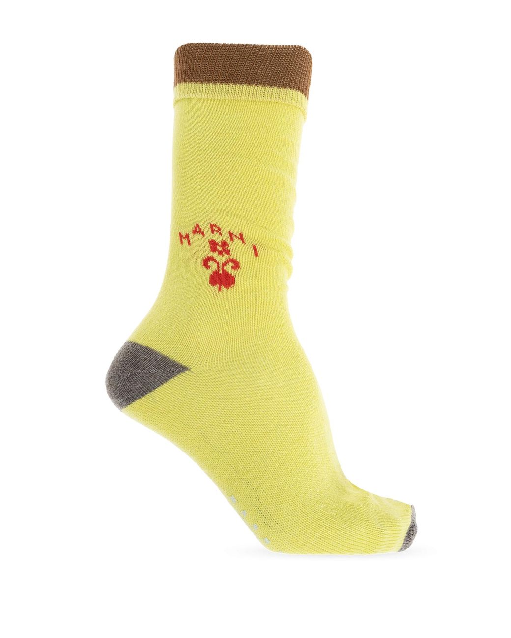 Marni Yellow Wool Socks for men