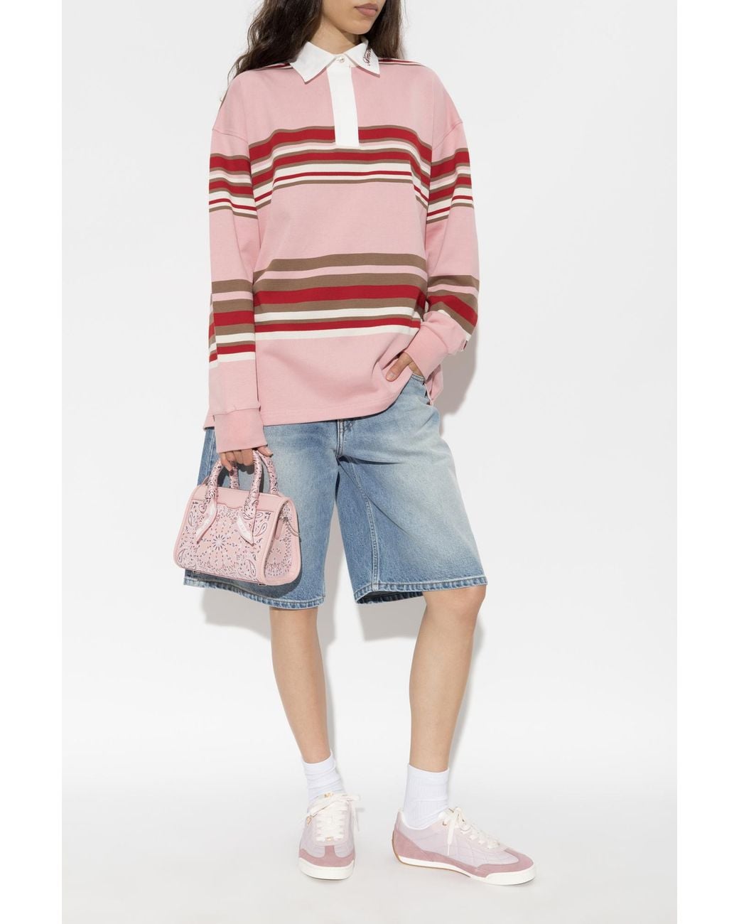 Amiri Red Polo With Logo
