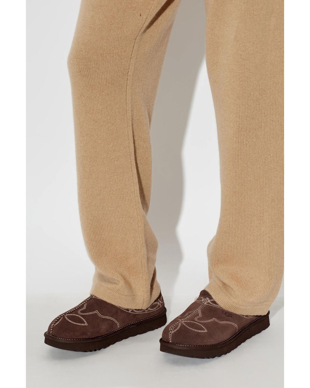 Ugg Brown 'Tasman Western' Slippers