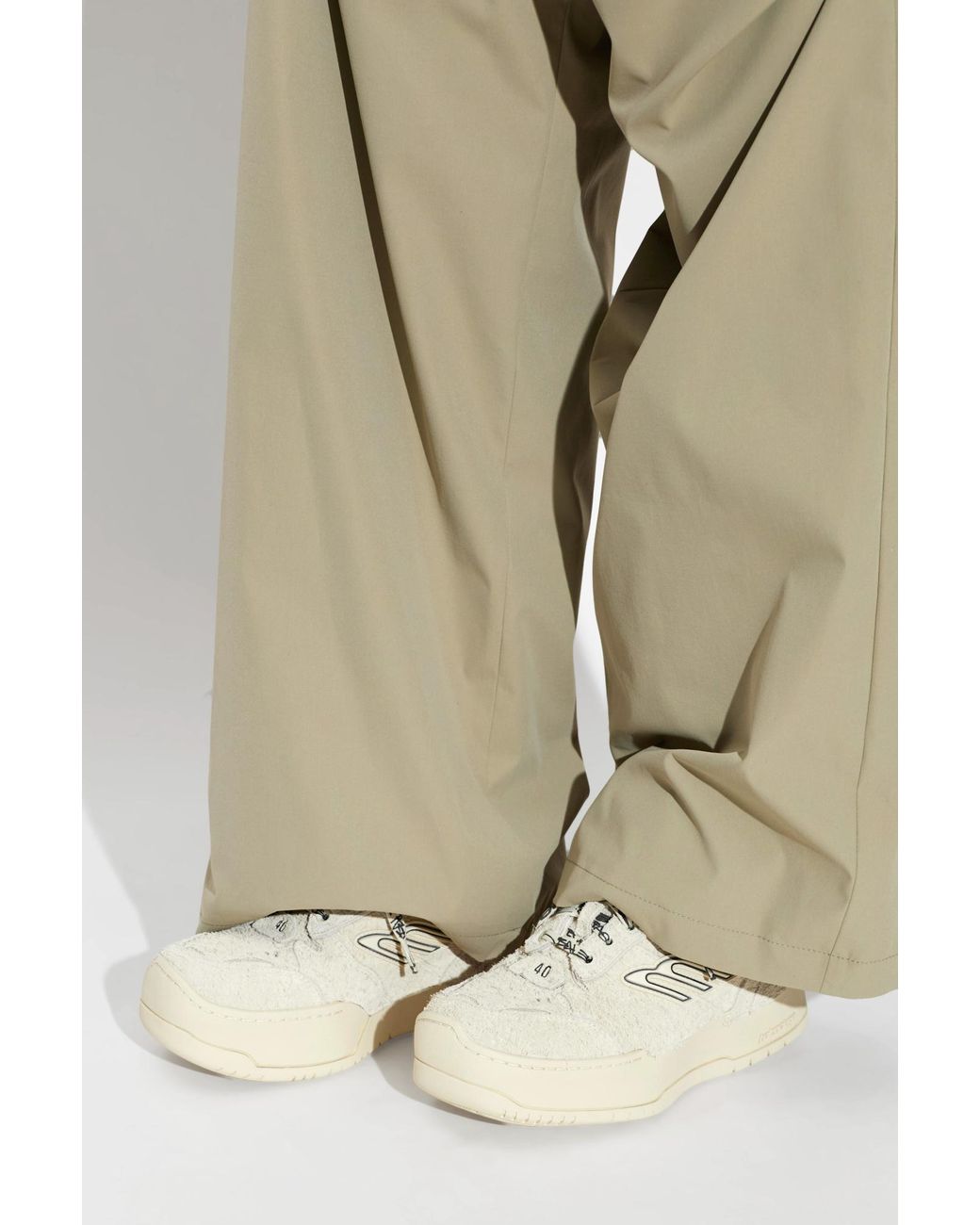 Balenciaga White 'Hamptons Sneakers' Sports Shoes