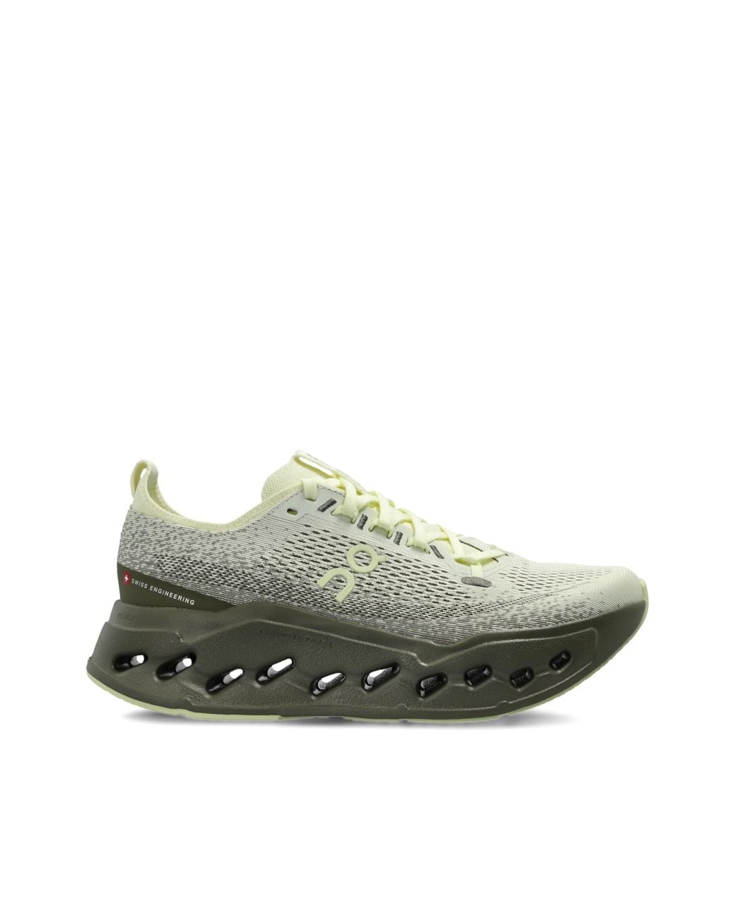 On Shoes Green "Cloudsurfer Max" Sports Shoes