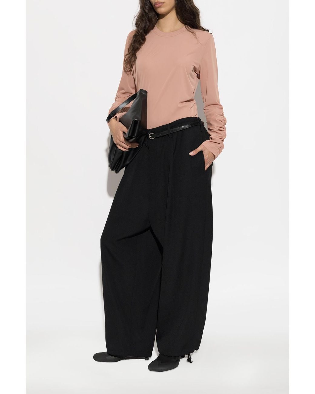 Comme des Garçons White Long Sleeve Top