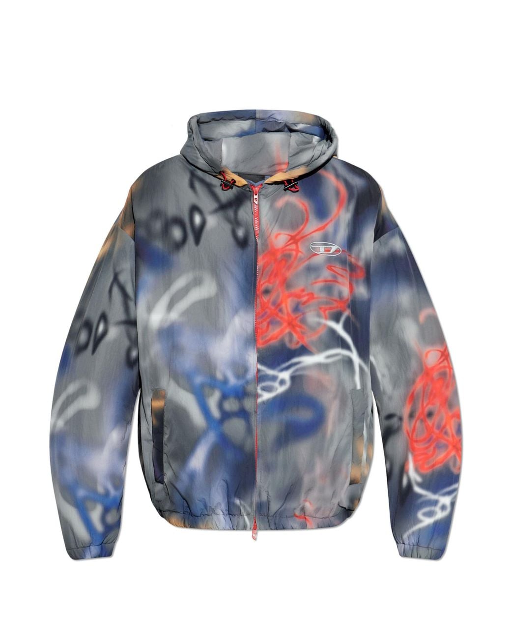 DIESEL Blue Insulated Jacket 'J-Mirr' for men