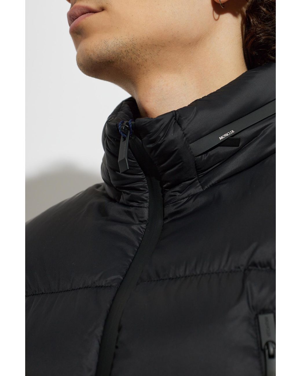 Moncler Black "Reticone" Padded Vest for men