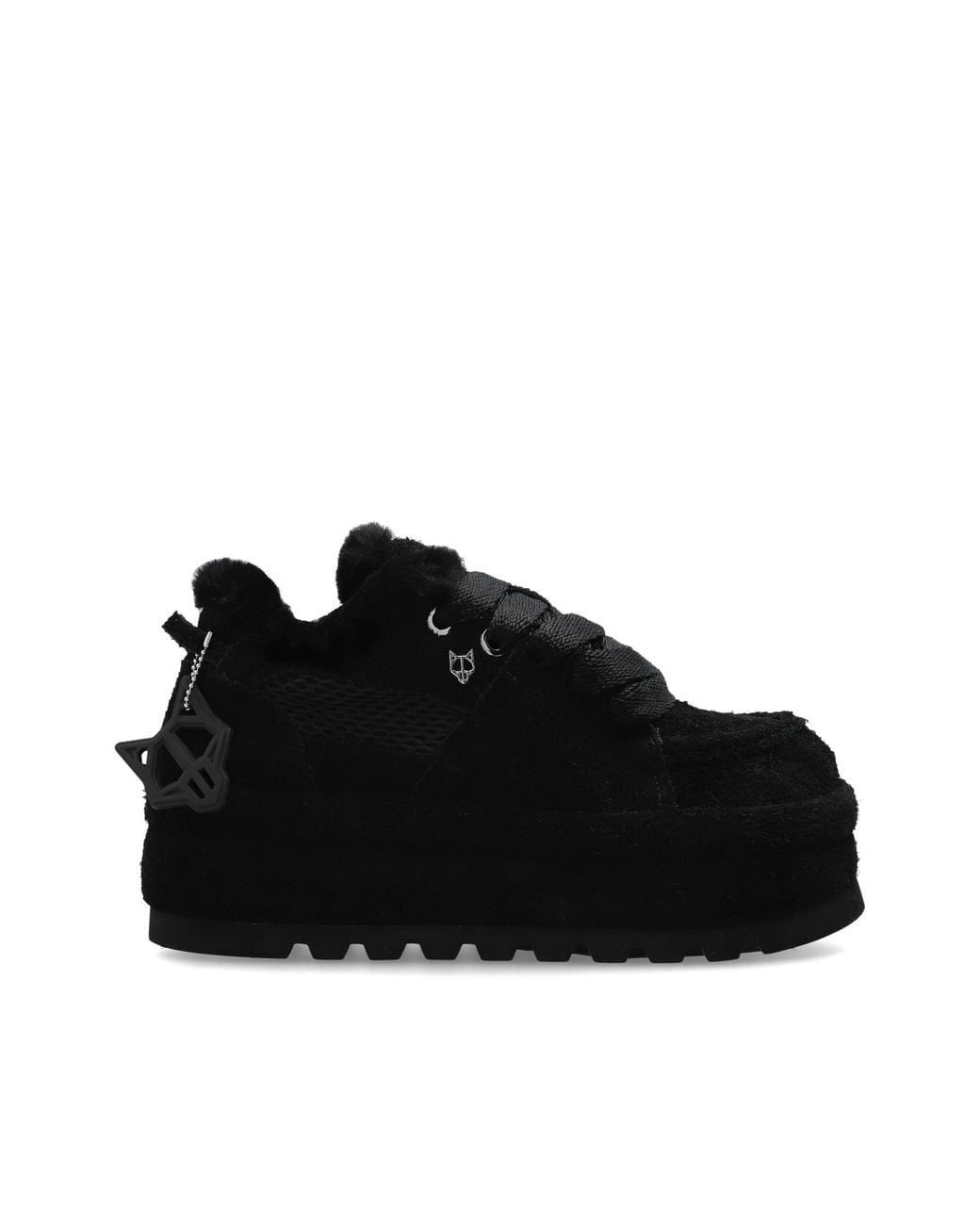 Naked Wolfe Black Platform Boots 'Beau'