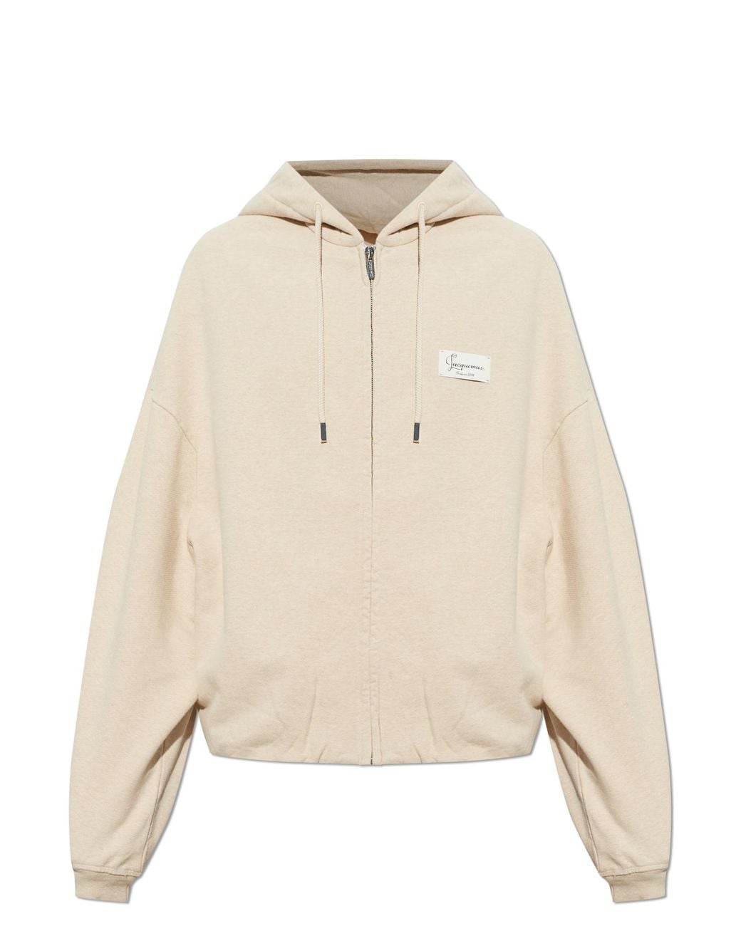 Jacquemus Natural Cotton Hoodie 'Monaigne' for men