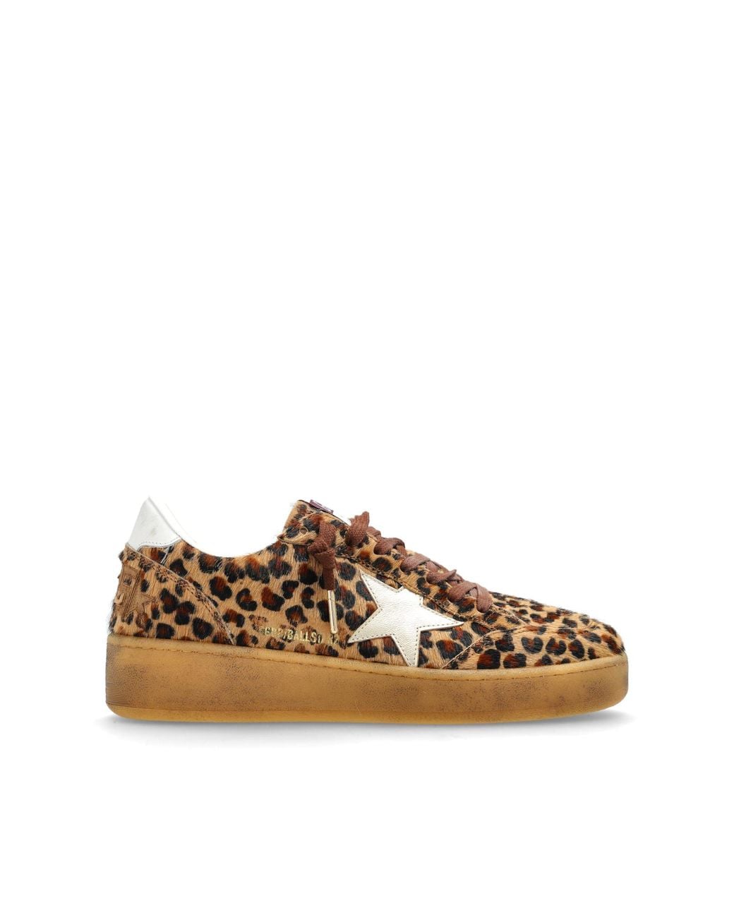 Golden Goose Deluxe Brand Brown 'Ballstar 2' Sports Shoes