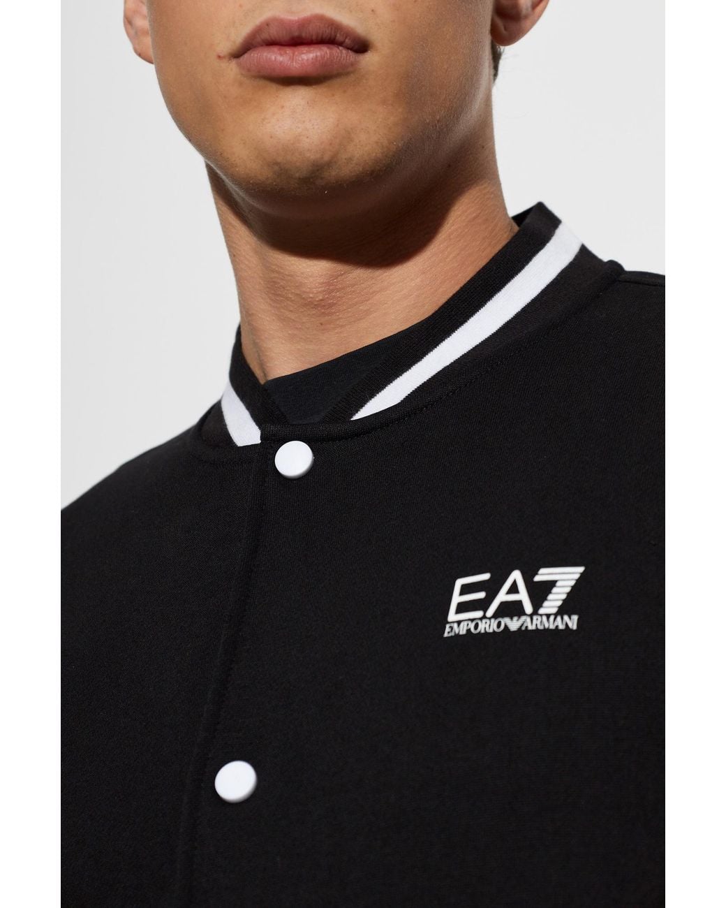 EA7 Blue Jacket "Bomber" for men