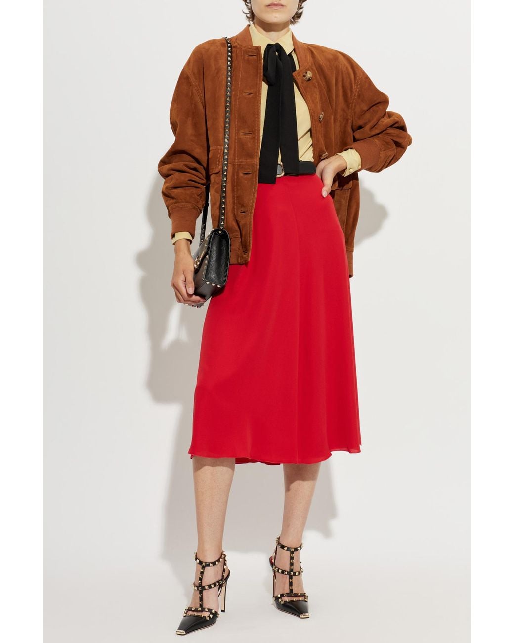 Valentino Garavani Brown Suede Jacket