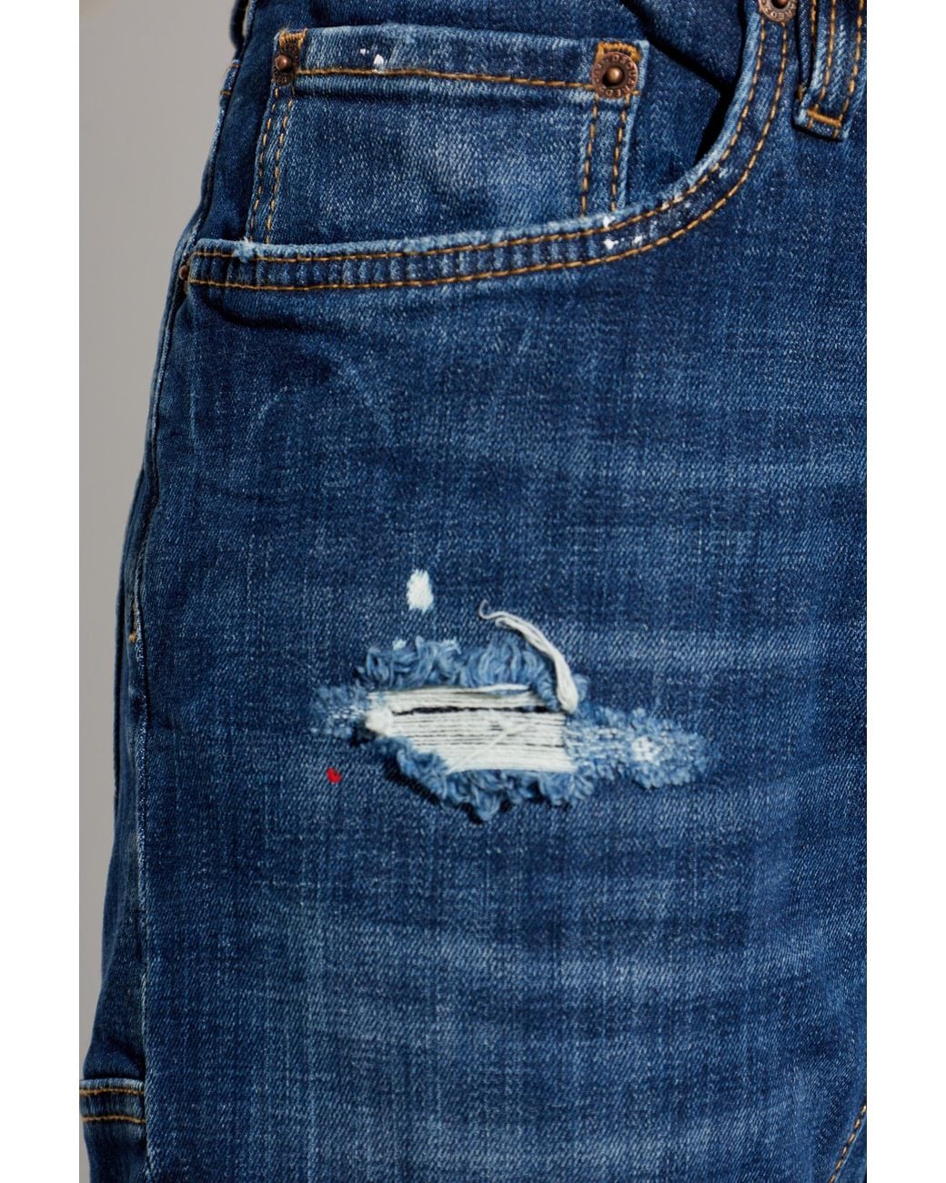 DSquared² Blue 'Biker' Jeans for men