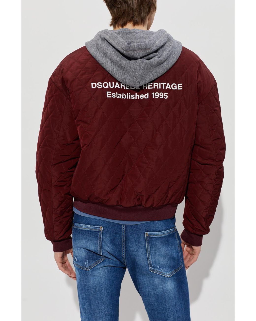 DSquared² Red 'Bomber' Jacket for men