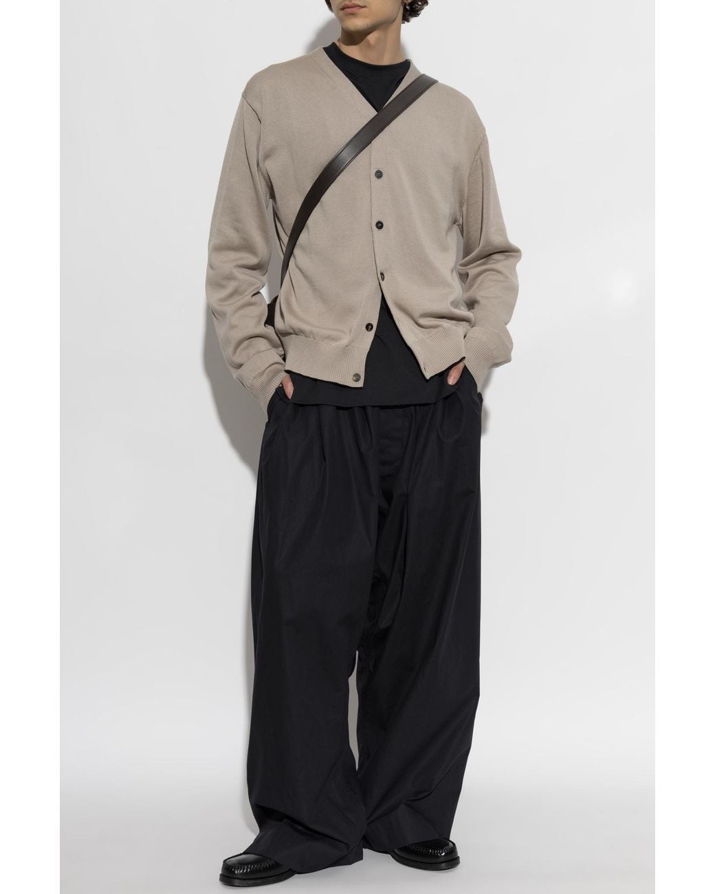 Jacquemus Gray Cardigan 'Rio' for men