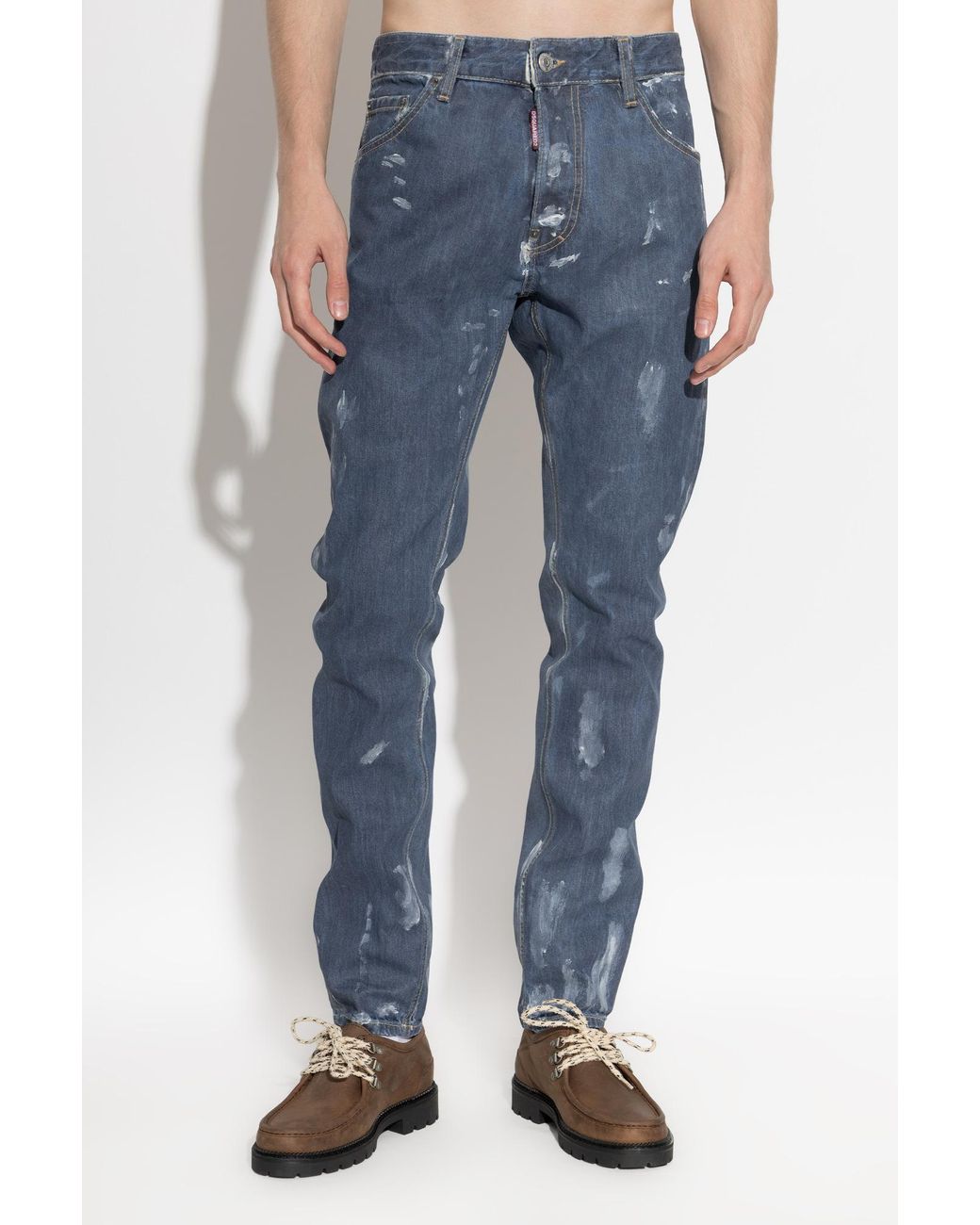 DSquared² Blue 'Teddy' Jeans With 'Vintage' Effect for men