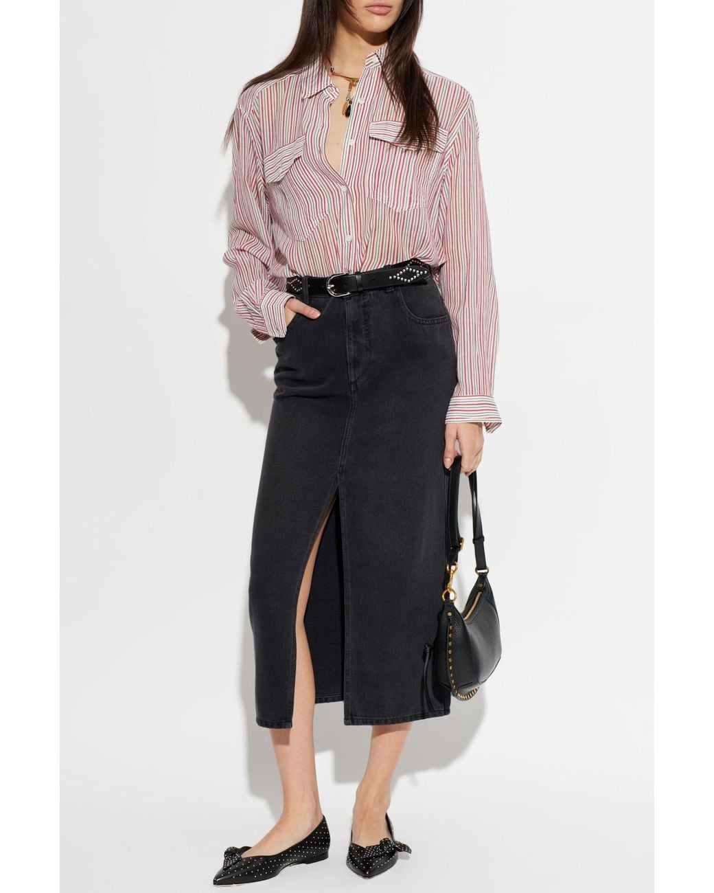 Isabel Marant Black Ballet Flats "Belko"