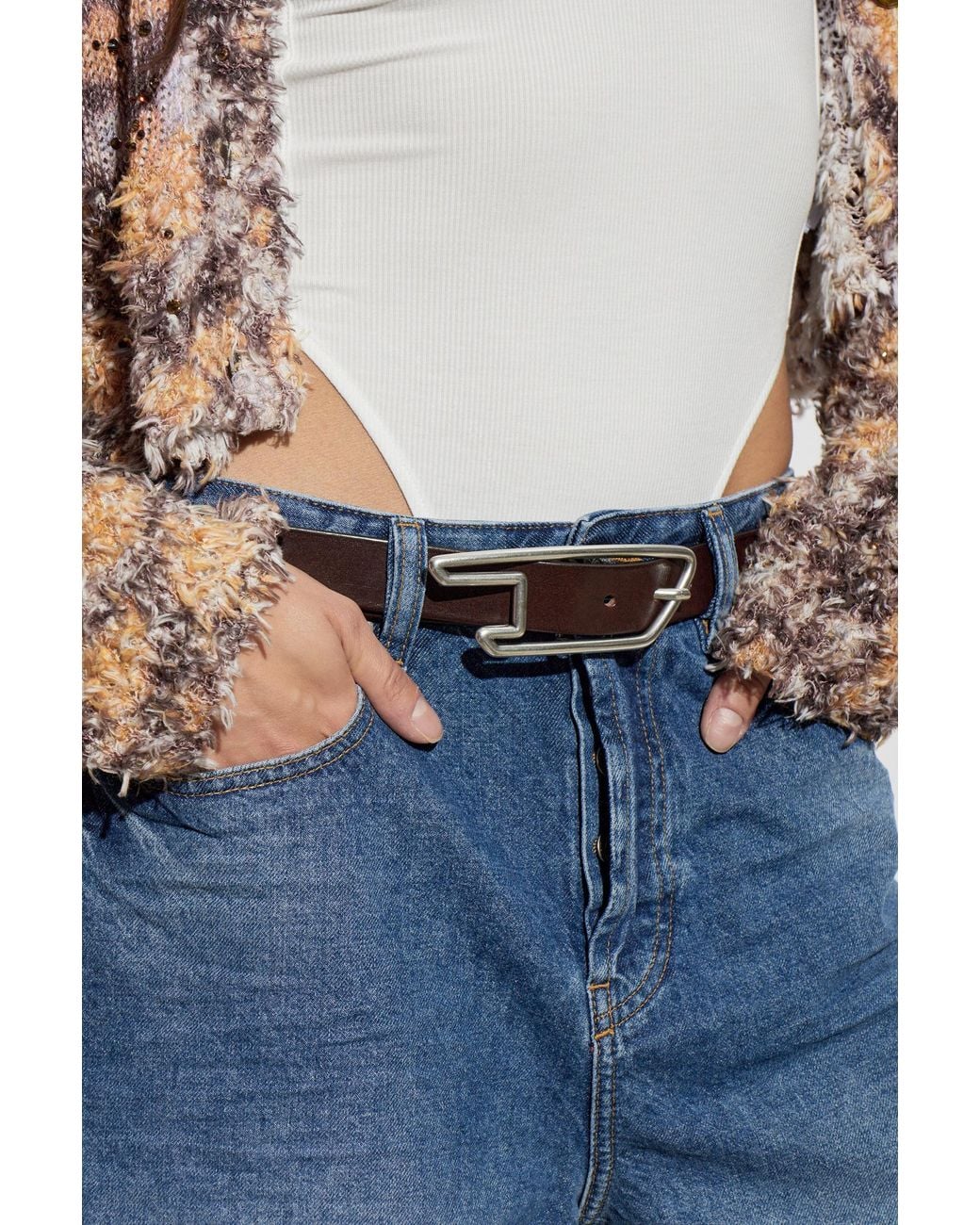 DIESEL Brown Belt 'B-D Line 30'
