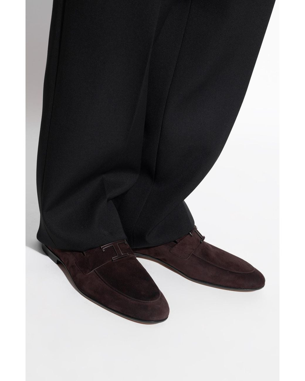 Tod's Black Leather Shoes "Timeless" for men