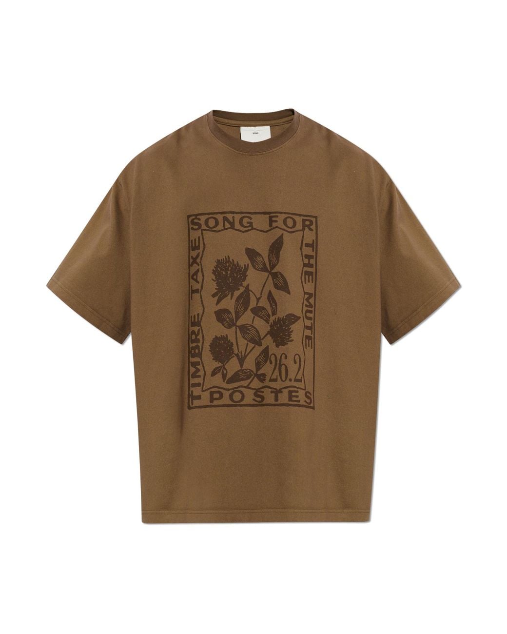 Song For The Mute Brown Shirt for men