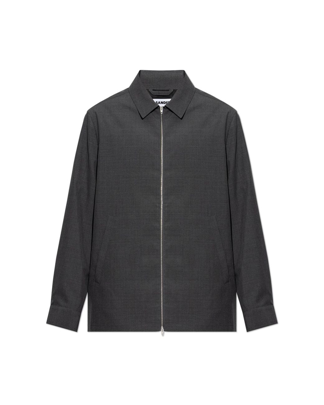 Jil Sander Black Wool Jacket for men