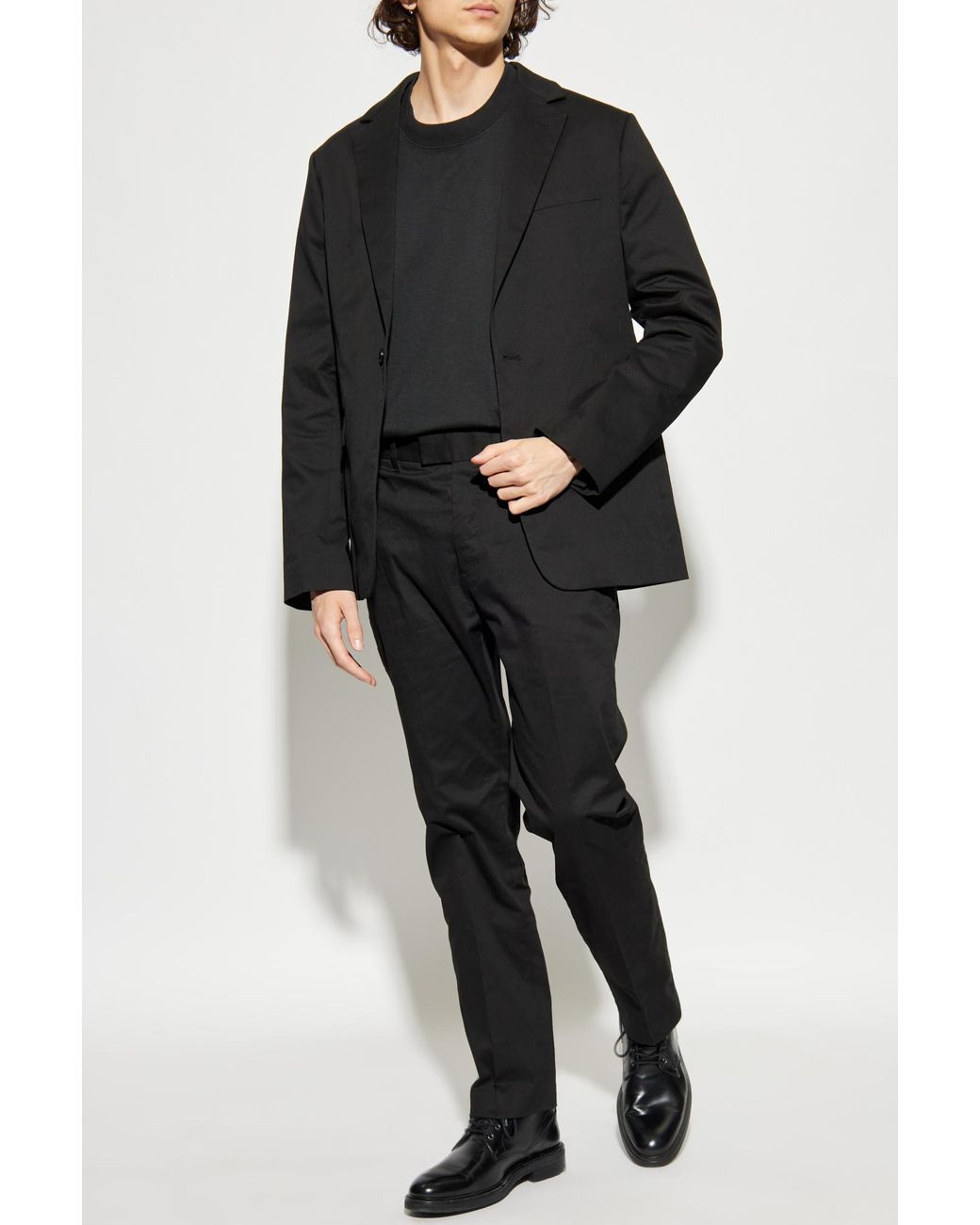 AllSaints Black T-Shirt 'Orlando' for men