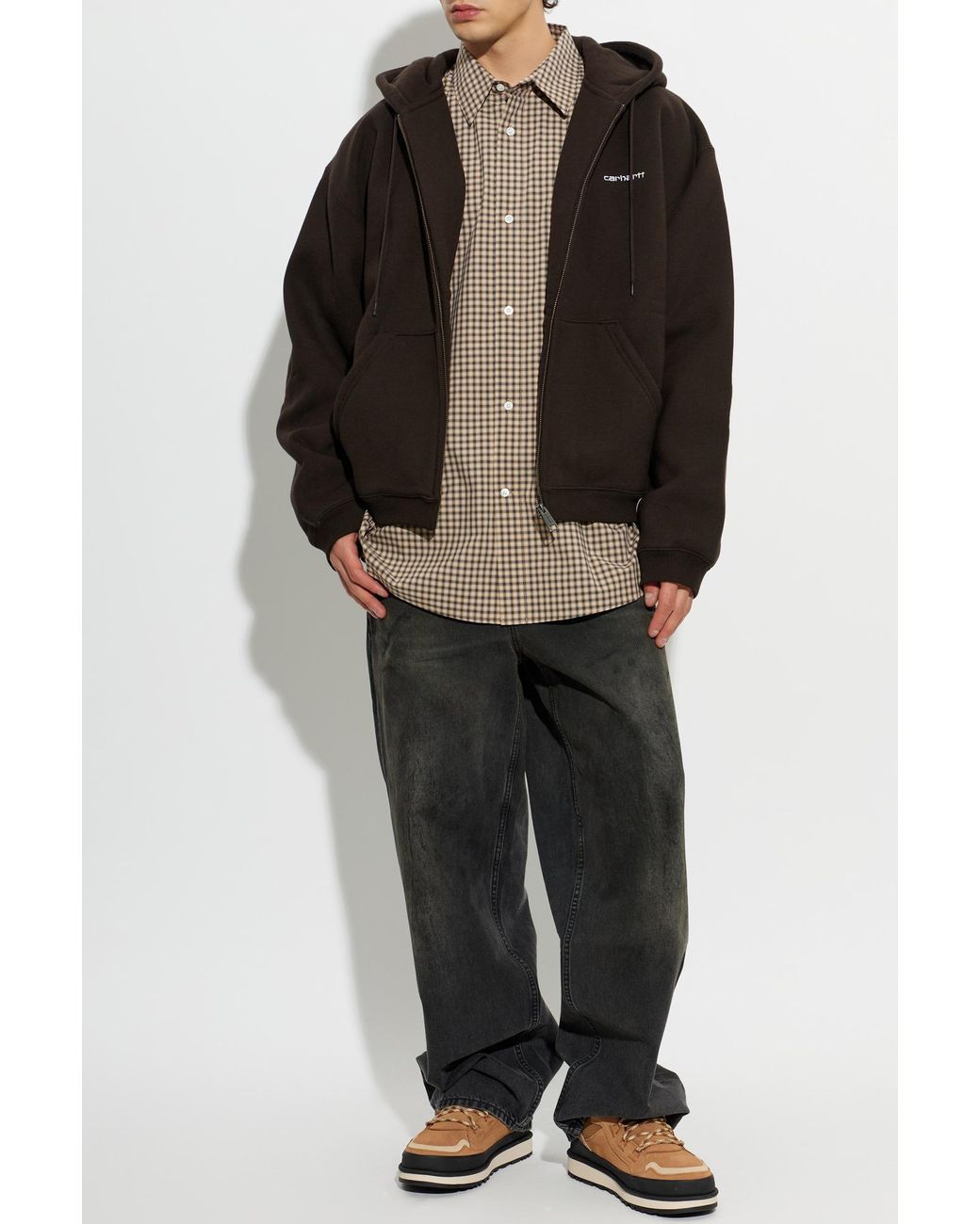 Carhartt Black Ebbert Hooded Sweatshirt for men