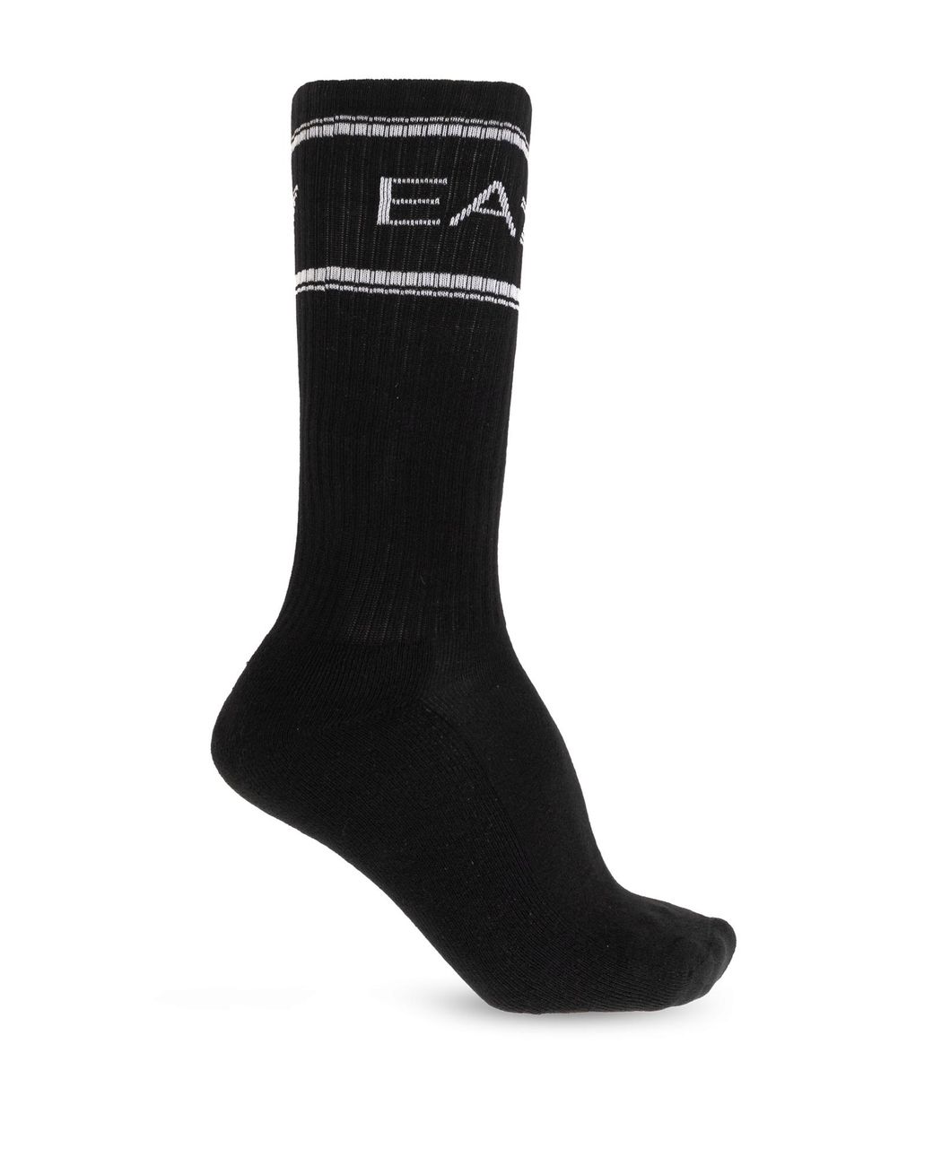 EA7 Black Three-Pack Of Socks for men