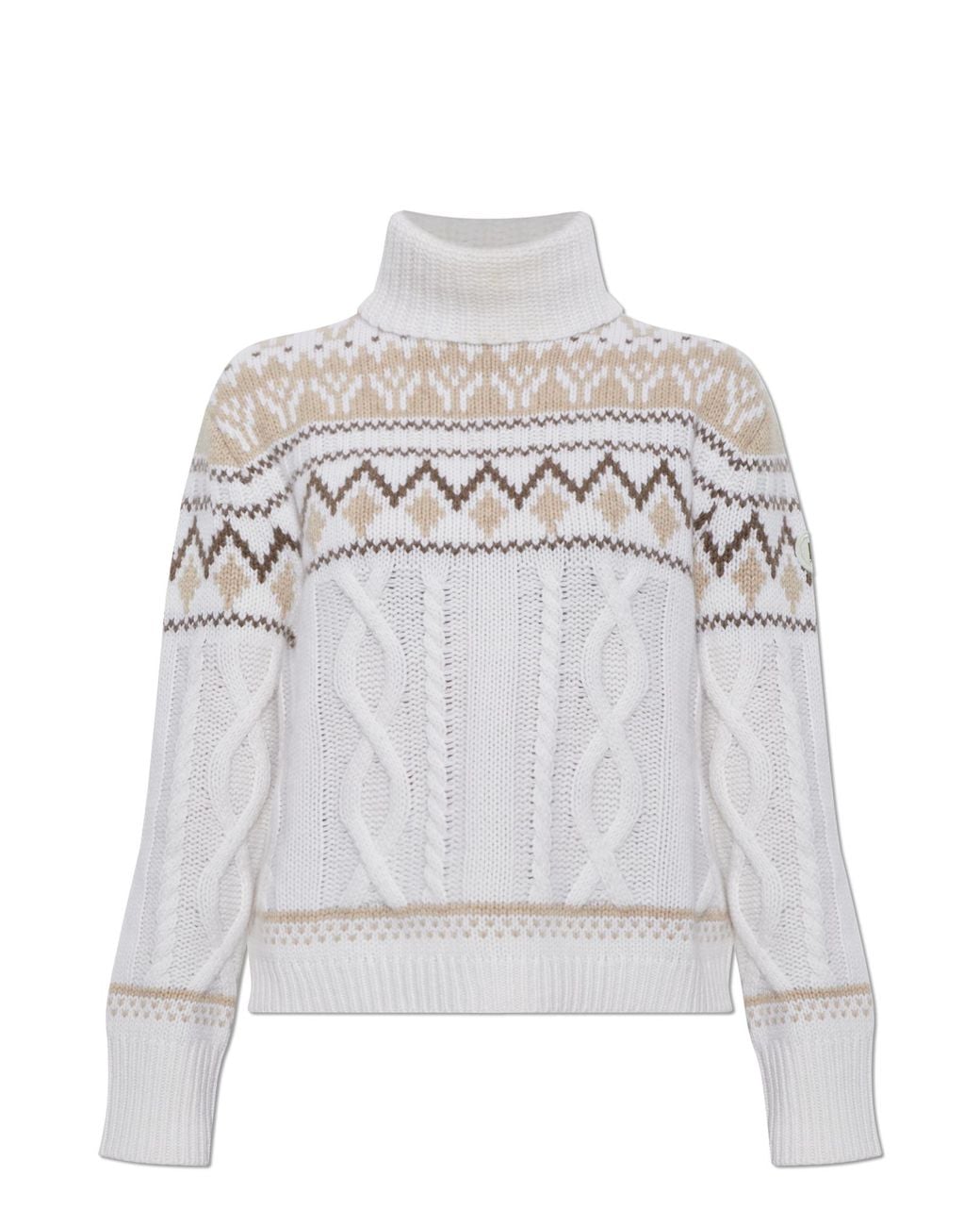 Bogner Gray Cashmere Turtleneck Sweater 'Lorely'