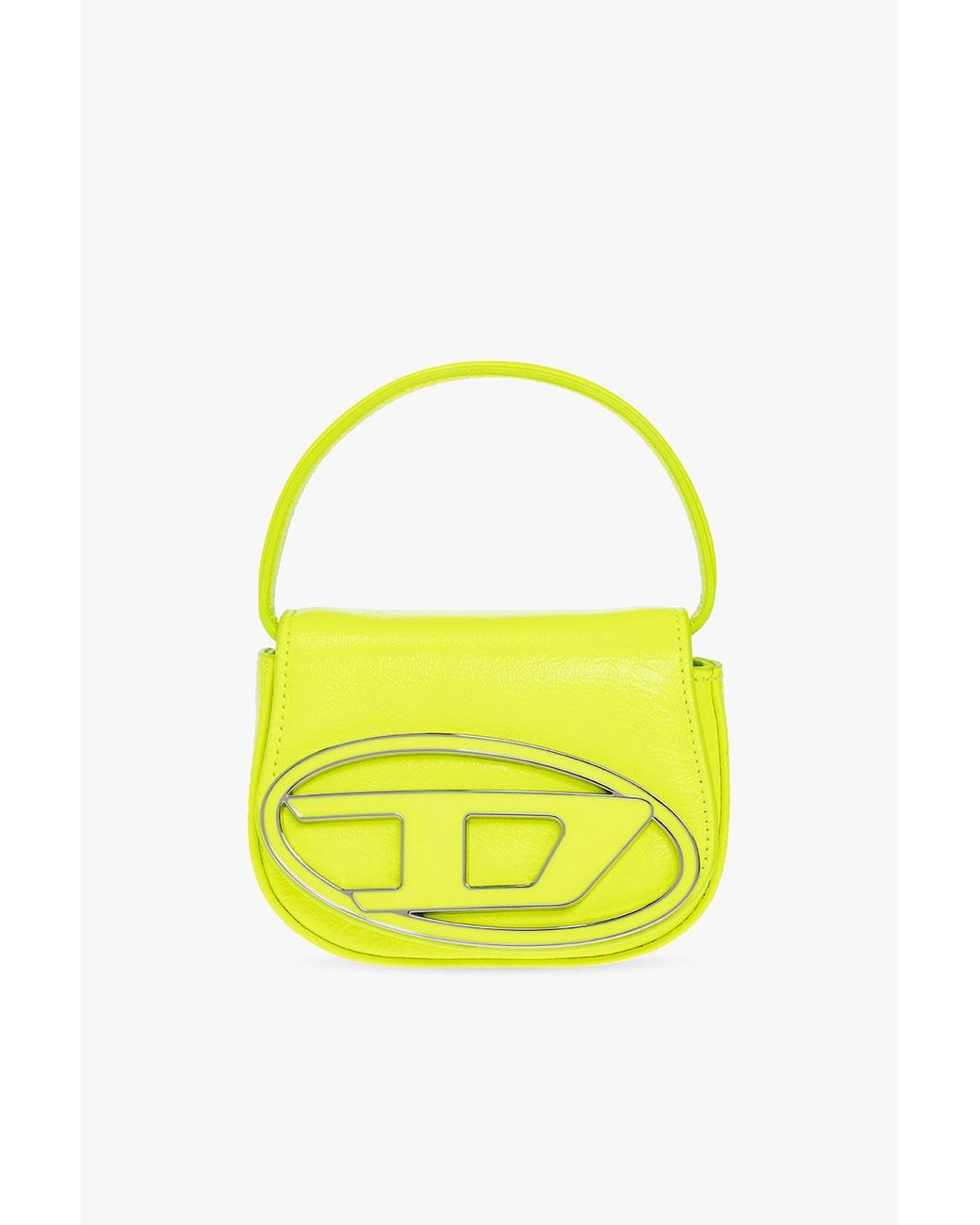 Fendi by Marc Jacobs Baguette Mini Neon Yellow Nappa Leather Bag