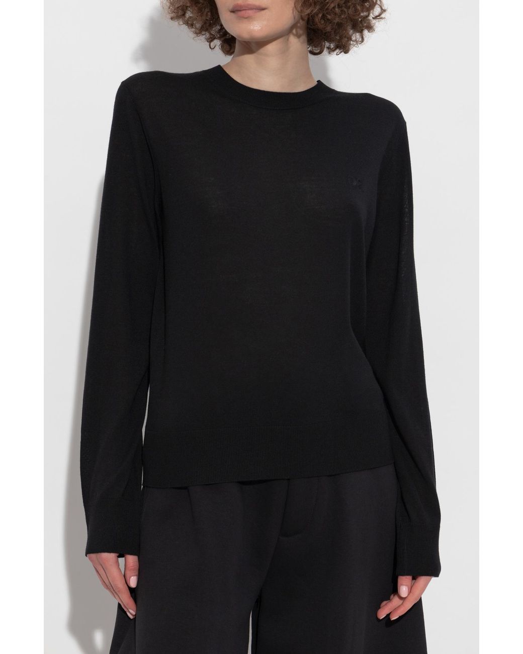 DSquared² Black Wool Sweater