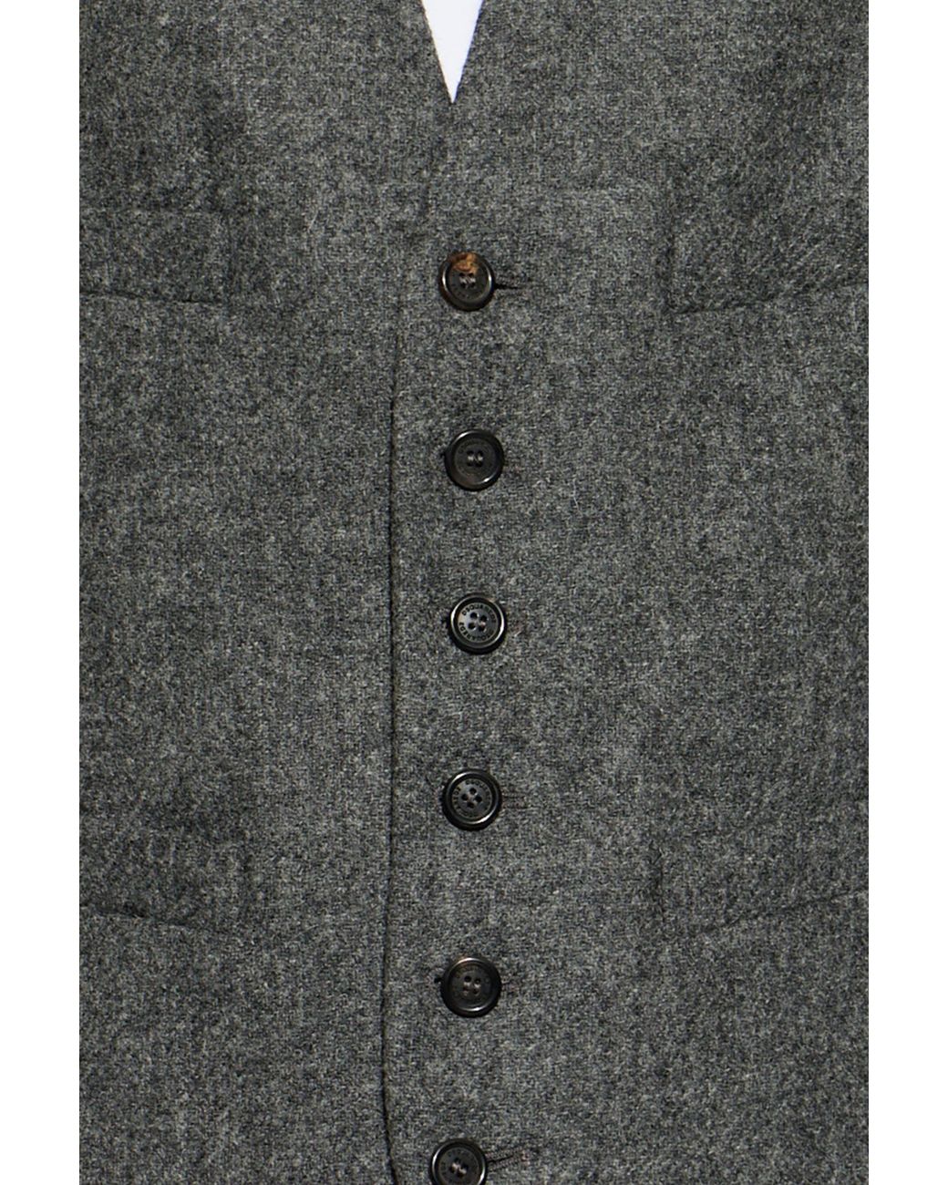 DSquared² Black Wool Vest for men