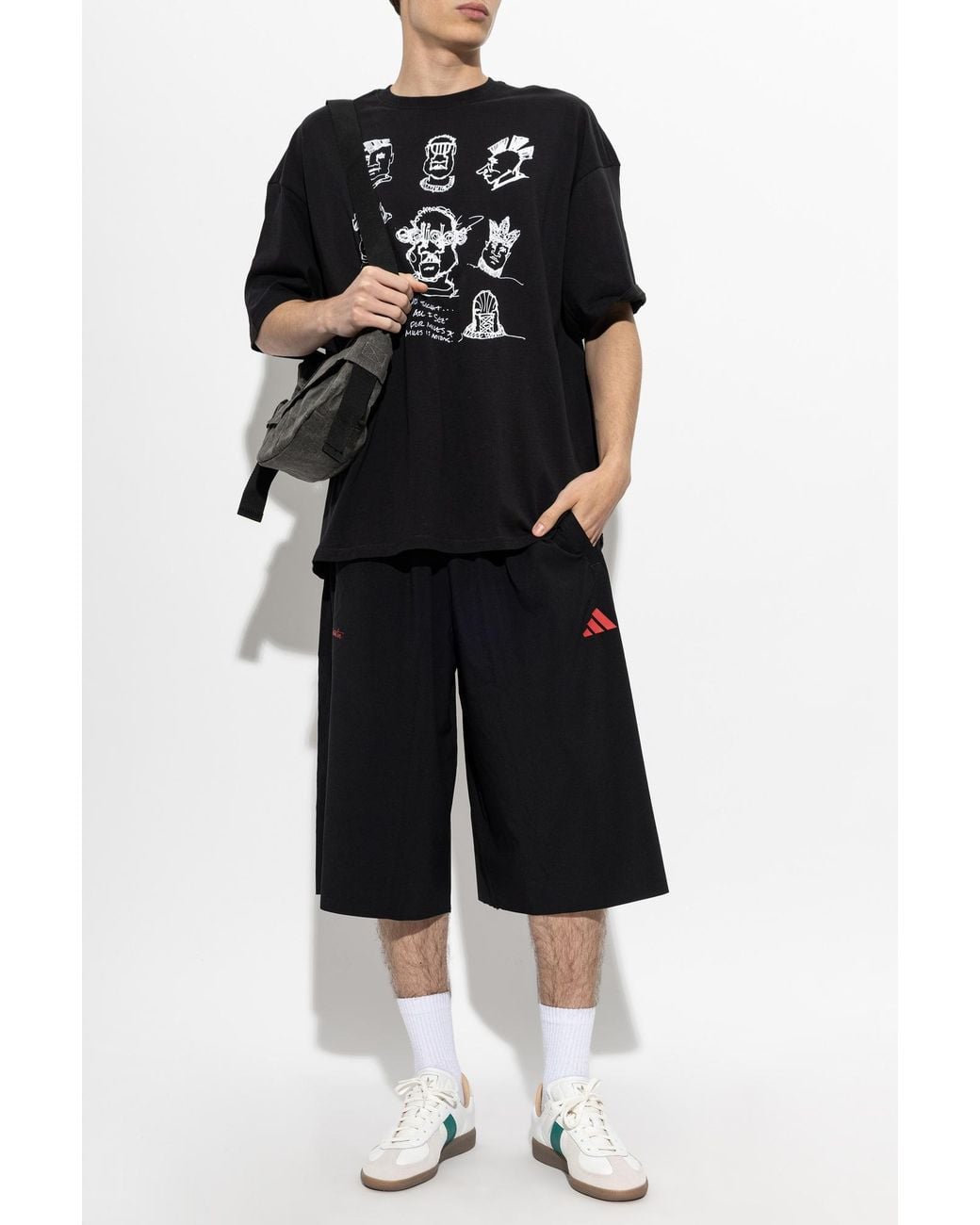 Adidas Originals Black Adidas X Tyrrell Winson Shorts for men