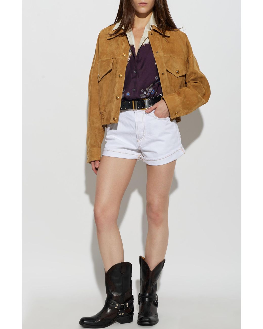 Versace Brown Suede Jacket