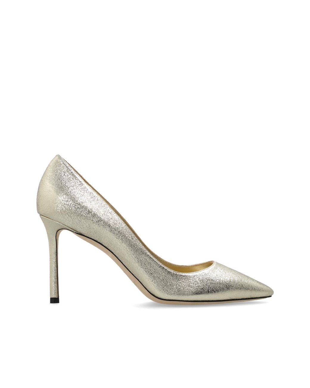 Jimmy Choo White 'Romy 85' Heeled Shoes