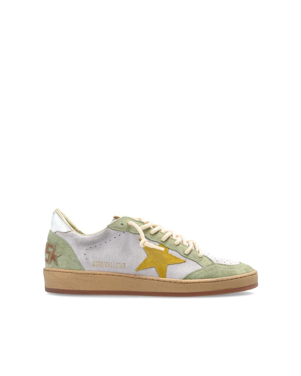 Golden Goose Deluxe Brand Green 'Ball Star' Sports Shoes