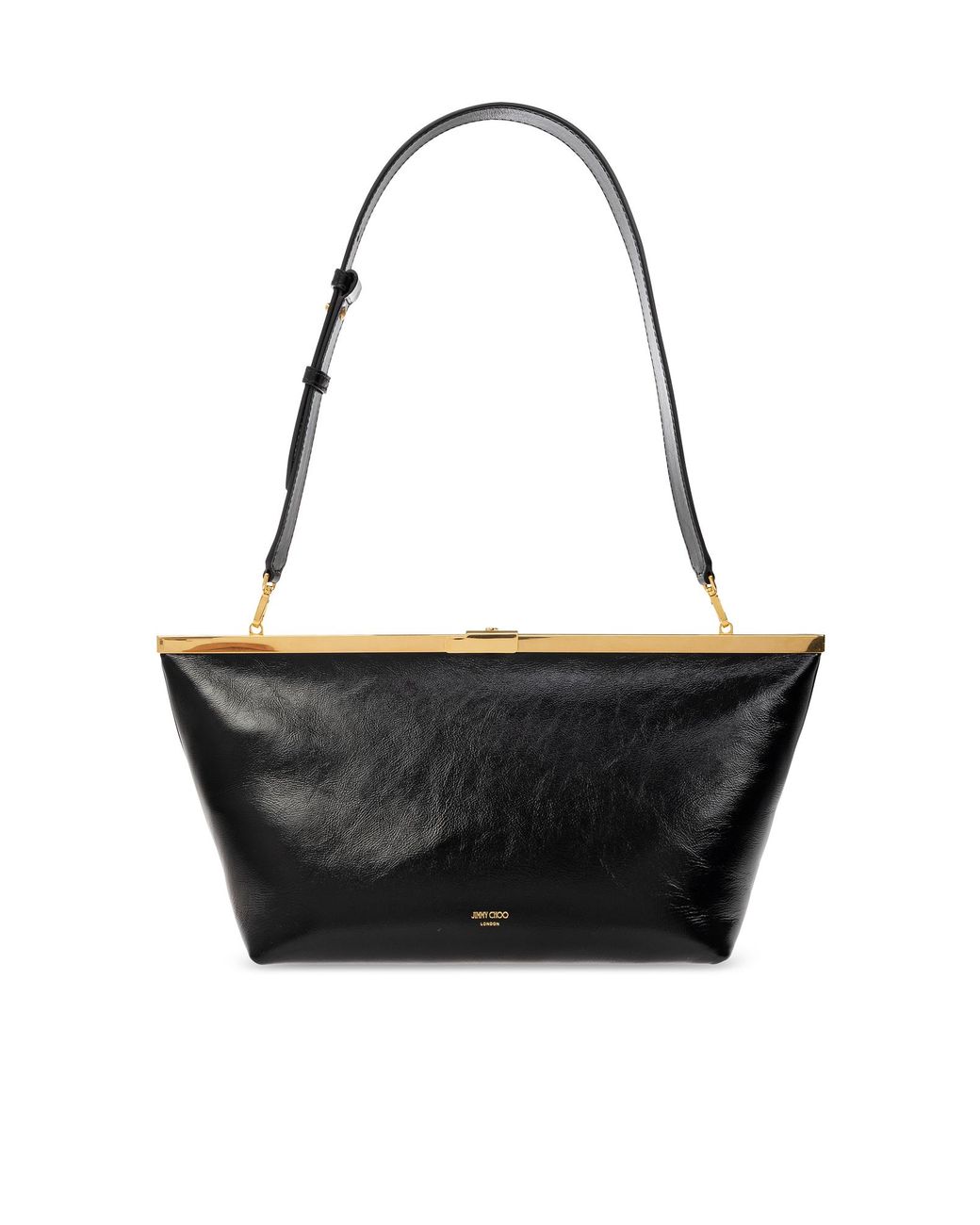 Jimmy Choo Black 'Ganache' Shoulder Bag
