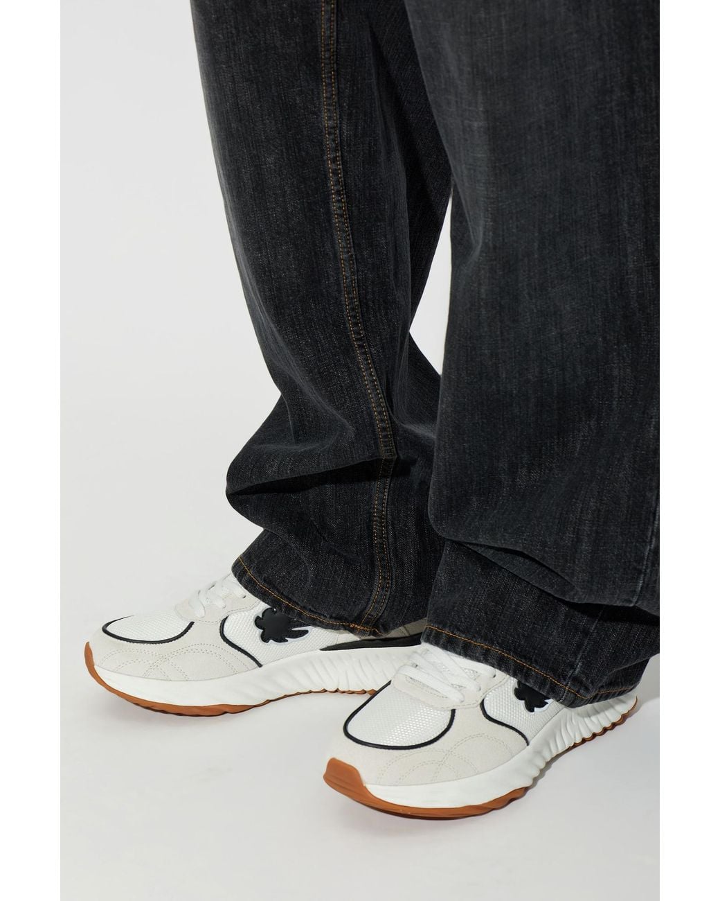 Palm Angels White Logo Sneakers for men